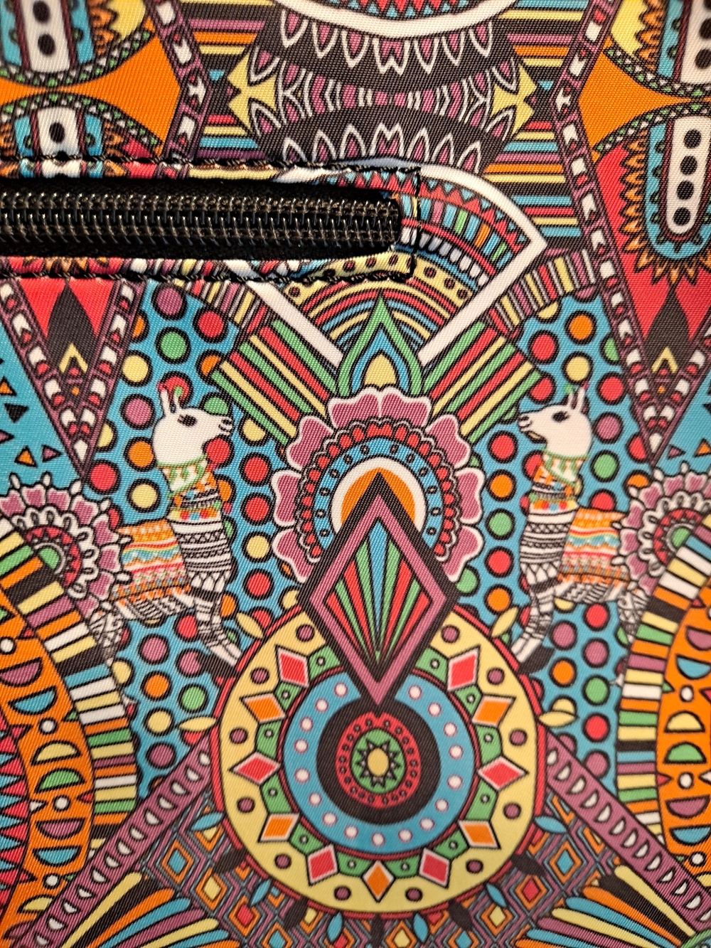 Sakroots Multicolor Mandala Llama Rainbow Wanderlust On The Go Laptop Sleeve - Picture 3 of 10